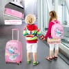 Infans 2PC Kids Carry On Luggage Set 12" Backpack and 18" Rolling Suitcase for Travel - 2 of 4