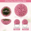 Costway 2 PCS Artificial Plant Topiary Ball 17.5" Faux Decorative Balls for Indoor Outdoor - image 3 of 4