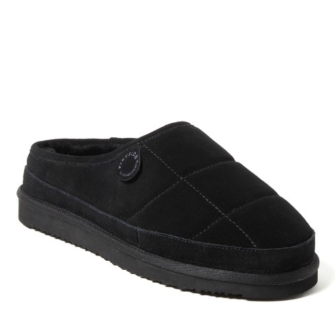 Fireside by Dearfoams Men's Grafton Quilted Genuine Shearling Clog Slipper - image 1 of 4