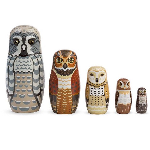 Owl cheap nesting dolls