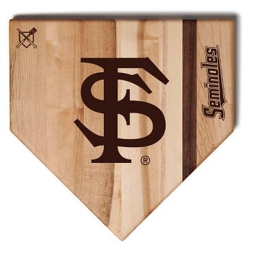 NCAA 12-Inch Wooden Home Plate Cutting Board, Florida State Seminoles