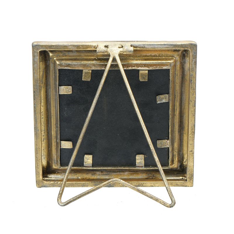 3.5&#34; x 3.5&#34; Square Picture Single Frame Antique Gold - Storied Home, 3 of 11