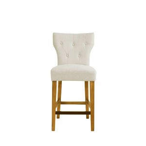 Saffron Tufted Back Counter Height Barstool - Madison Park - 1 of 4