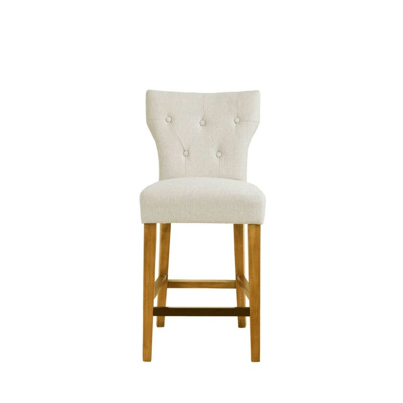 Saffron Tufted Back Counter Height Barstool - Madison Park, 1 of 10