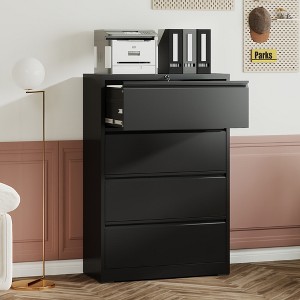 Kumasinova 2/3/4 Drawer Lateral File Cabinet with Lock,Metal Filing Cabinet for Letter/Legal/A4,Storage Cabinet with Anti-Tip Design for Home Office - 1 of 4