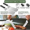 Aoibox 35-Piece Griddle Accessories Set for Flat Top Grills, Includes Spatulas, Scraper, Tongs, Egg Rings, and More for Outdoor BBQ and Camping - 3 of 4