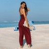 Women's Plunge Halter Jogger Jumpsuit - Cupshe - 2 of 4