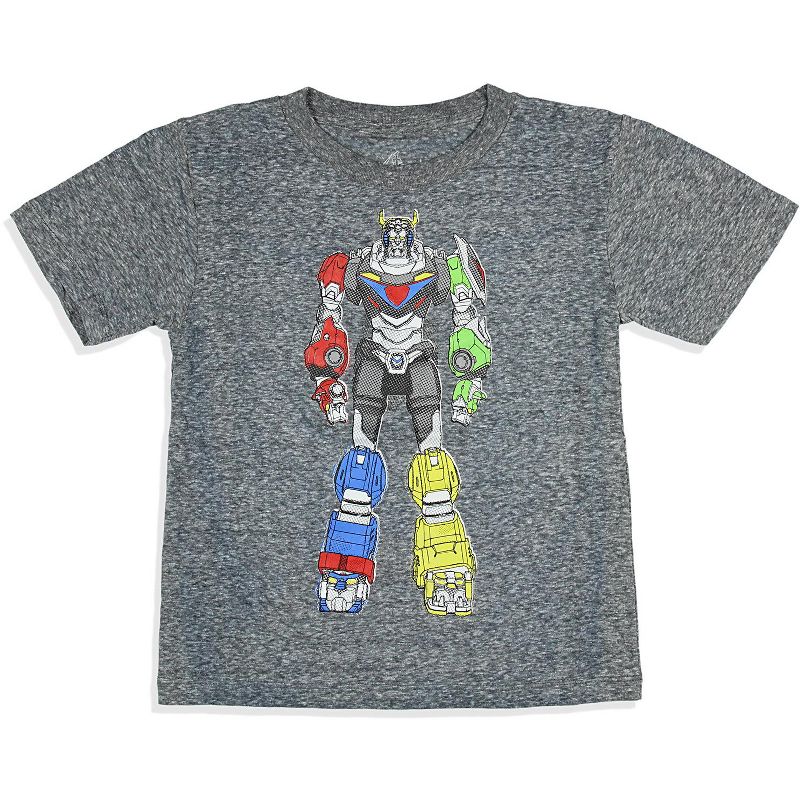 Voltron Boys' Space Explorers Giant Robot Graphic Print T-Shirt, 1 of 4