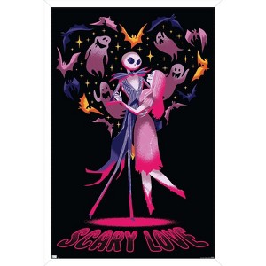 Trends International Disney The Nightmare Before Christmas - Scary Love Framed Wall Poster Prints - 1 of 4