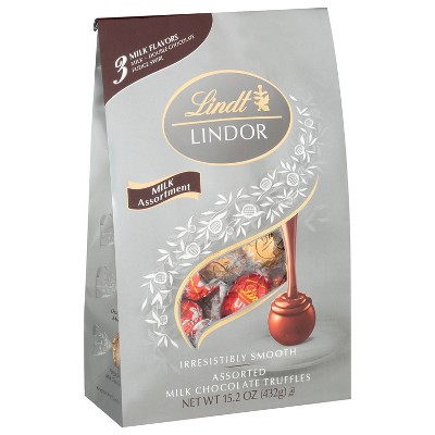 Lindt Lindor Assorted Milk Chocolate Bag - 15.2oz
