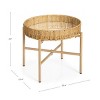 Kaplan Early Learning Washable Wicker Mirrored Table - 4 of 4