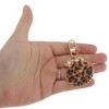 Unique Bargains Pearl Leopard Print Shell Handbag Charm 1 Pc - 4 of 4