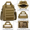 Tactical Messenger Bag, Tactical Briefcase for Men Tactical Laptop Bag Heavy Duty MOLLE Shoulder Pack Handbag for Men(Black) - 3 of 4