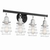 Craftmade Lighting Thatcher 4 - Light Vanity in  Flat Black/Brushed Polished Nickel - 2 of 2