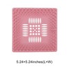 Unique Bargains Drain Strainer Square Drain Strainer TPR 5.24"x5.24" 1 Pc - 3 of 4