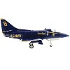 Douglas A-4F Skyhawk Aircraft "Blue Angels #8" (2008) US Navy "Air Power Series" 1/72 Diecast Model by Hobby Master - 2 of 4