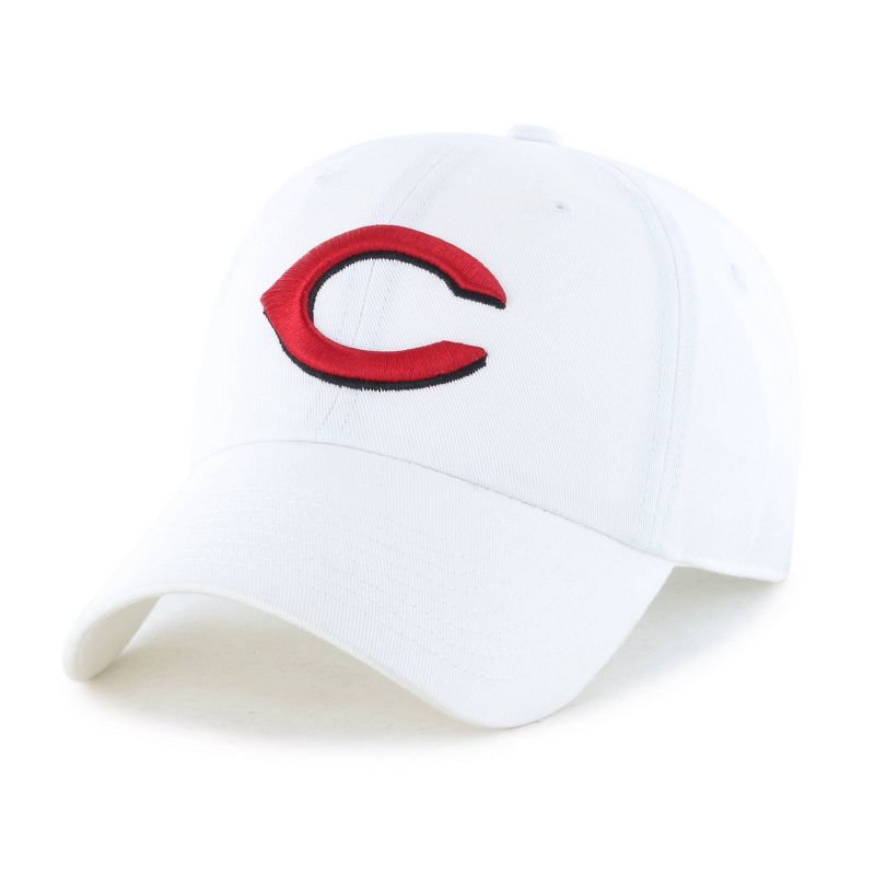 MLB Cincinnati Reds White Clean Up Hat, 1 of 3