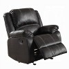 Lyngins Modern Synthetic Leather Recliner Chair with Adjustable Back & Footrest,Armchair Accent Chair for Living Room - 2 of 4