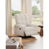 Oversized Recliner Chair, Overstuffed Soft Chenille Swivel Rocker Recliner with Padded Armrests - 2 of 4