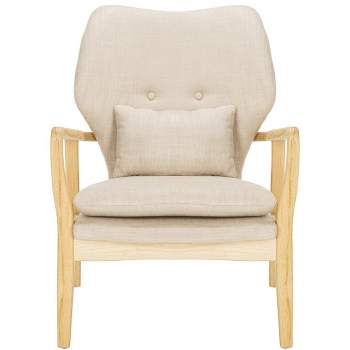 Tarly Accent Chair - Beige/Natural - Safavieh.