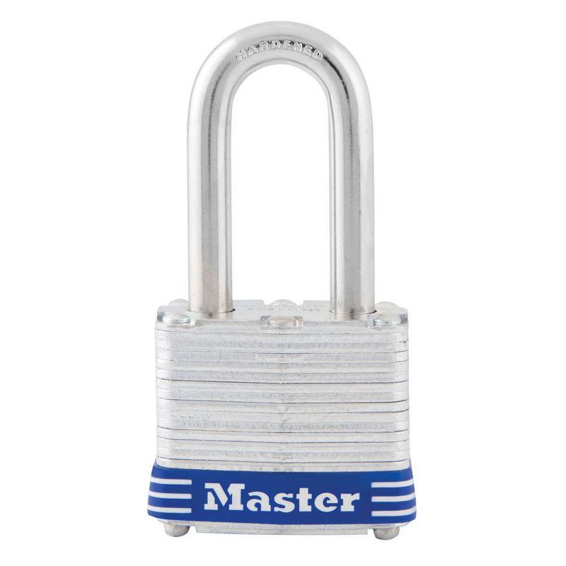 Master Lock Shackle 1 9/16" Key Padlock, 1 of 5
