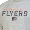 NHL Philadelphia Flyers Men's Long Sleeve Ash Gray Crew Neck Fleece Hooded Sweatshirt - 3 of 3