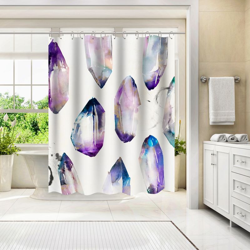 Americanflat 71" x 74" Shower Curtain Style 9 by PI Creative Art - Available in Variety of Styles, 3 of 7