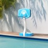 NAYSAYE Basketball Hoop Poolside Two in One Basketball and Volleyball Set Portable Design for Pool Area  , Blue, 23.6"*17.7"*48.5" - 2 of 4