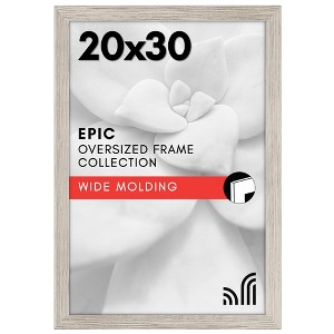 Americanflat 20x30 Poster Frame in Drift Wood with Polished Plexiglass - Horizontal and Vertical Formats with Included Hanging Hardware - 1 of 4