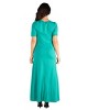 24seven Comfort Apparel Womens Casual Maxi Dress With Sleeves - 3 of 4