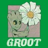 Junior's Women Guardians of the Galaxy Groot and Flower Portrait T-Shirt - 2 of 4