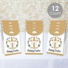 Big Dot of Happiness Religious Easter - Christian Holiday Gift Favor Bags - Party Goodie Boxes - Set of 12 - 2 of 4