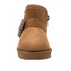 bebe Toddler Girls' Winter Boots - Snow Boots with Microsuede Upper, Rhinestone Bow, Cozy Shoes for Little Kid, Cognac, 8 - 4 of 4
