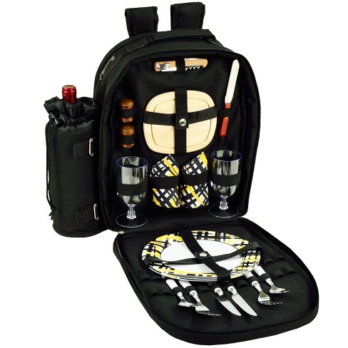 Picnic At Ascot - Deluxe Equipped 2 Person Picnic Backpack With Cooler ...