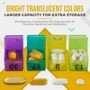 MEDca Monthly Pill Organizer - 31 Day Am/Pm Daily Pill Organizer 32 Pill Cases for Each Day, Pill Dispenser, Organizer Box for Vitamins & Medicine - 2 of 4