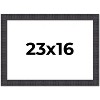 PosterPalooza | Distressed Brown Picture Frame - UV Acrylic, Backing Board, Hanging Hardware Included - 2 of 4