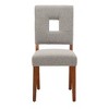 Set of 2 Troy Upholstered Fabric Keyhole Dining Chairs - Inspire Q - 4 of 4