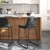 Bowden Faux Leather Counter Height Barstool - Threshold™ - 2 of 4