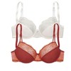 Women's 2 Pk Floral Detail Underwire Bras - LASCANA - 4 of 4
