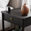 Eden One Drawer Classic Wood Nightstand - Brookside Home - image 4 of 4