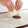 Lekue Non-Stick Silicone Pastry Mat with Measurement Markings, 24 x 16 Inches, Black - 3 of 4