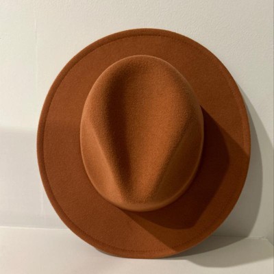 Felt Fedora Hat - Universal Thread™ Brown L/xl : Target