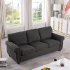 High-quality Chenile Fabric 3-Seater Sofa for Small Spaces, Living Room - The Pop Home - 2 of 4
