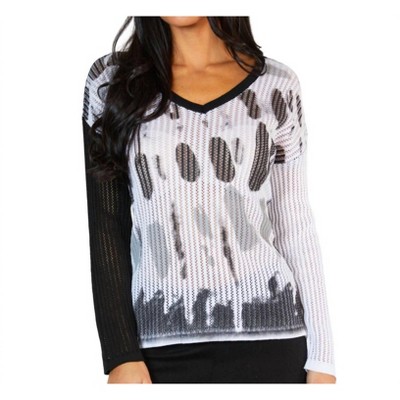Women's Spot V-Neck Top - Angel Apparel
