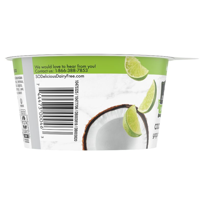 So Delicious Dairy Free Key Lime Coconut Milk Yogurt - 5.3oz Cup, 3 of 9