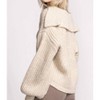 Women's Sloane V Neck Collar Sweater - PINK MARTINI - 3 of 4