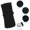 Unique Bargains Handmade Roll-Up Pencil Case Black - 3 of 4
