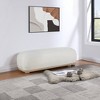 Meridian Furniture,Calum Chenille Fabric Bench - 2 of 4