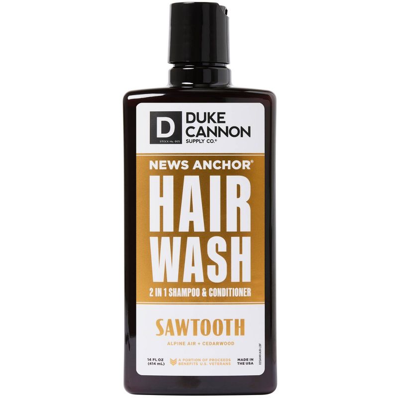 Duke Cannon Supply Co. Sawtooth Sulfate Free 2-in-1 Hair Wash - 14 fl oz, 1 of 9