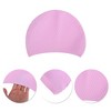 Unique Bargains Silicone Waterproof Embossed Swim Cap 1 Pc - 3 of 4